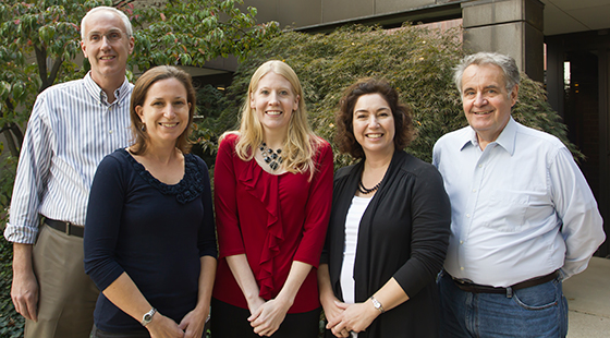 Group photo: Minchella, Gardner, Gasper, Weaver, Csonka