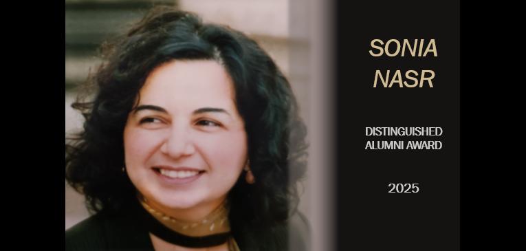 Sonia Nasr, 2025 Distinguished Alumni Award