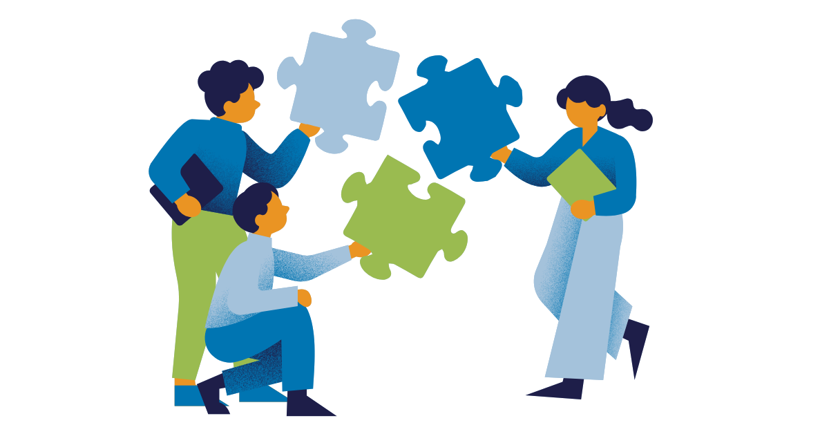 interdisciplinary thinkers putting puzzle pieces together