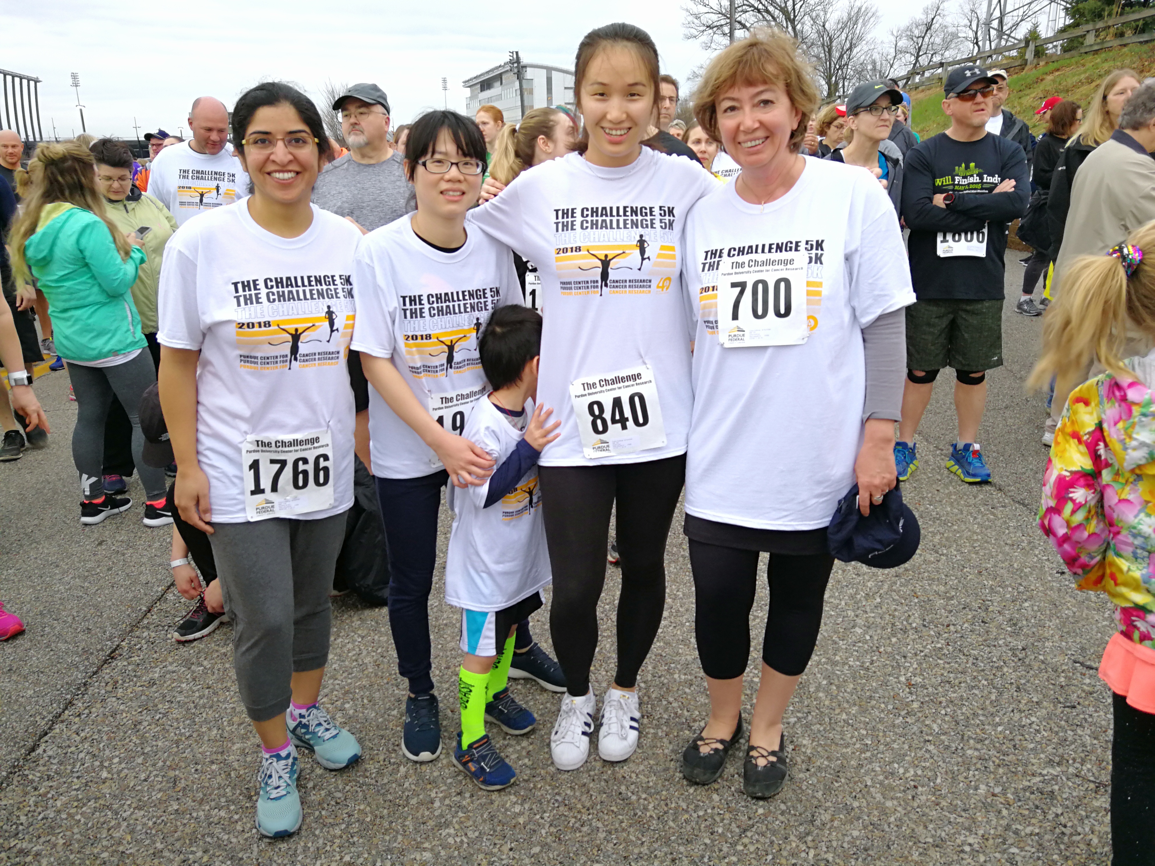 Tesmer lab at the 5K Challenge run