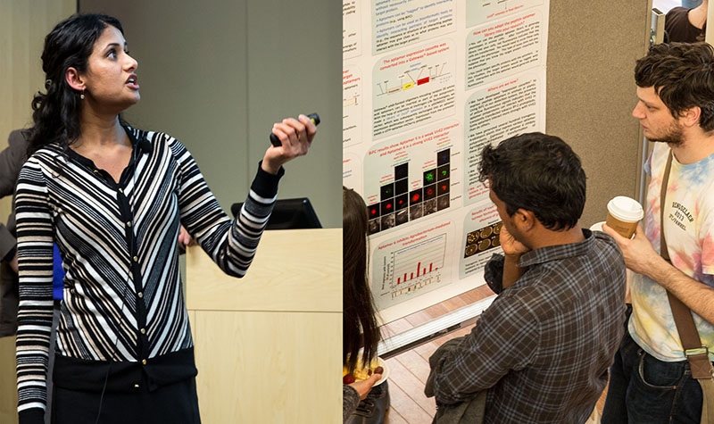 People at the Life Sciences Postdoc mini-symposium