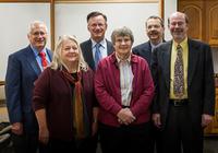 The Spring 2014 Biological Sciences Alumni Advisory Committee recently visited the department
