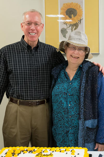 Sue Karcher with Steve Konieczny