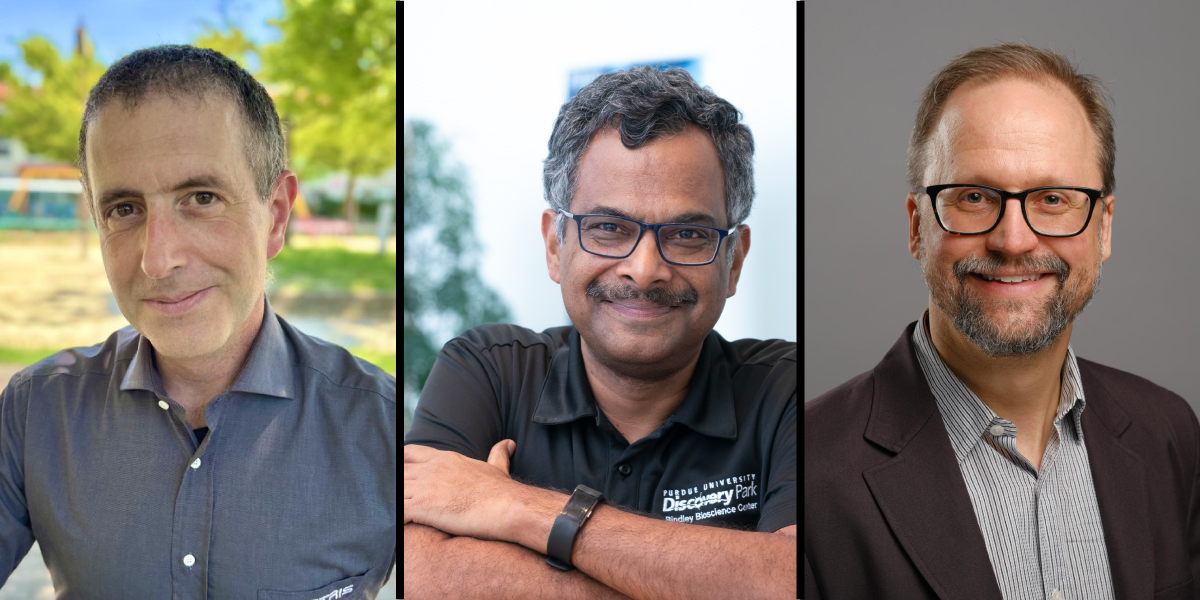 A collage of headshots of Leo Chavas, Rams Subramanian and Nathan Coussens